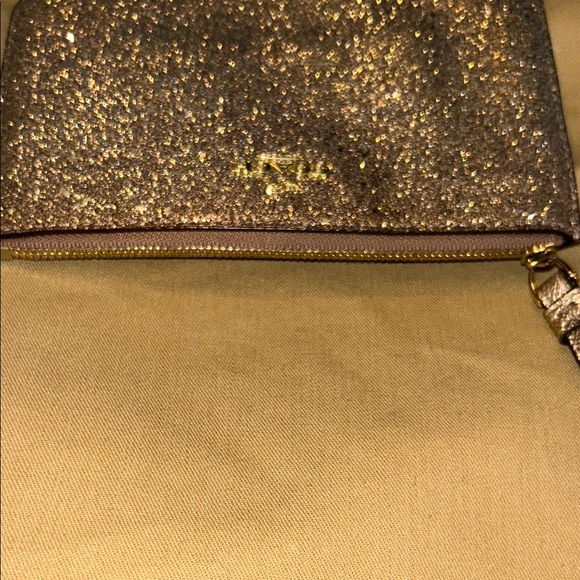 Coach Sparkling Gold Wristlet - Picture 15 of 16